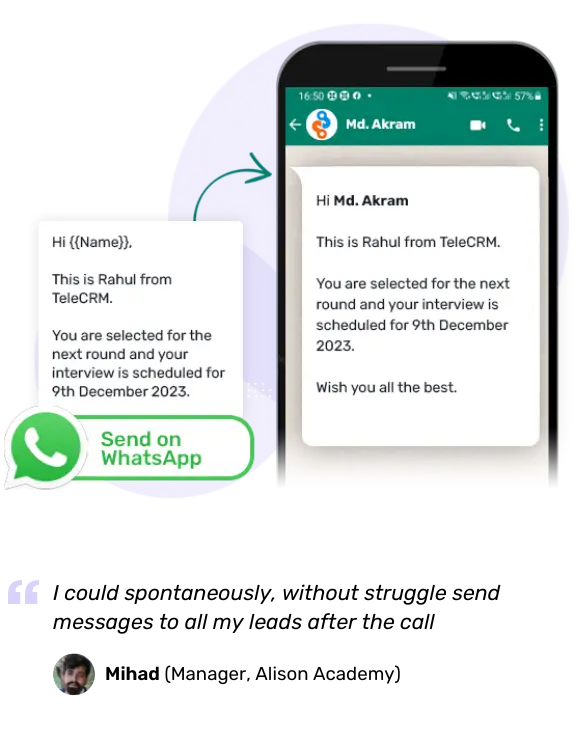Initiate WhatsApp Conversation