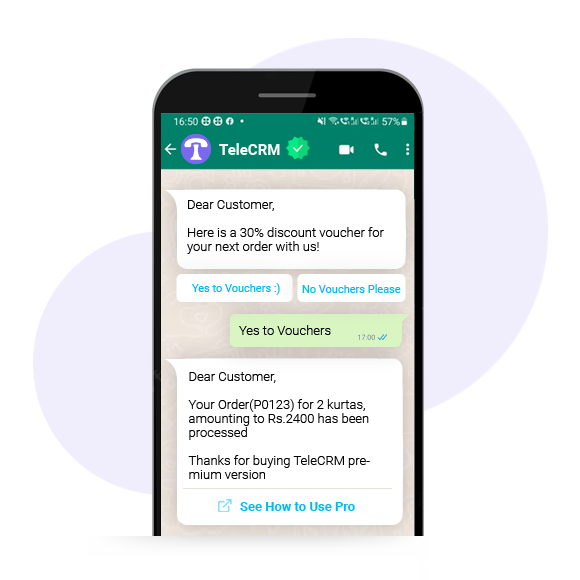 WhatsApp Automation | telecrm